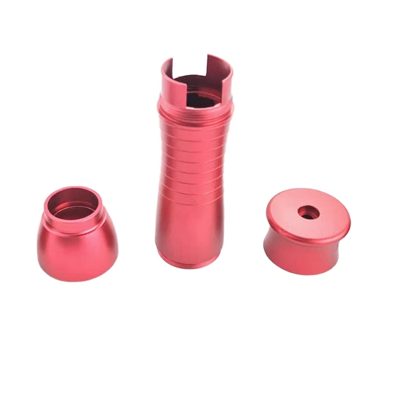 Model Kit Stl - CNC-gefreesde aluminiumlegering rood geanodiseerd model schokdemper