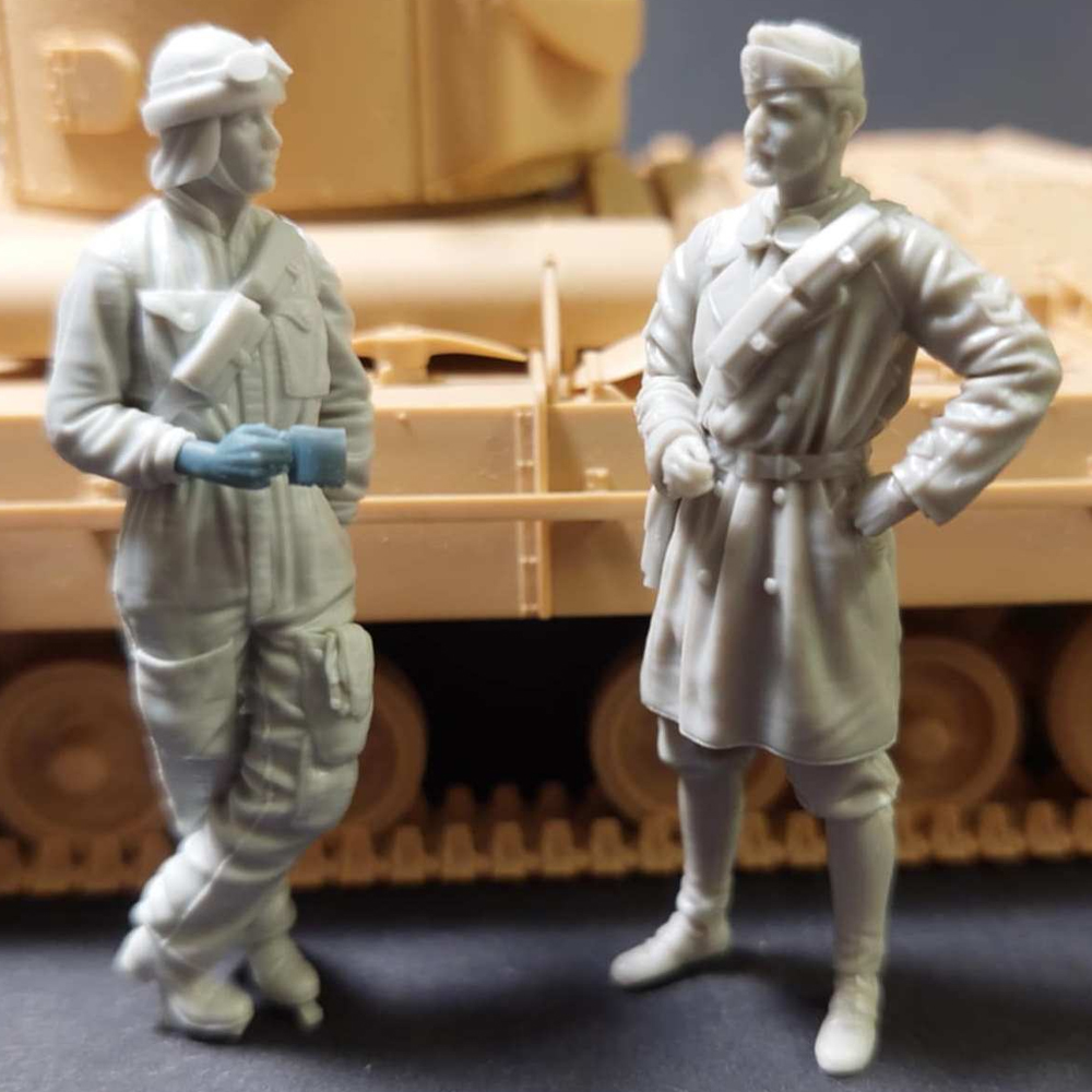 Model Kit Italeri - 1/35 Italiaanse tankersset, rustende stand, harsmodel