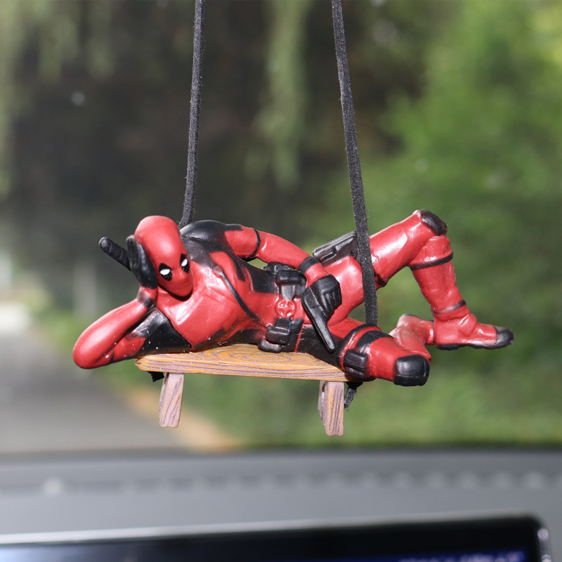 Model Kit Deadpool - Marvel Deadpool Auto Achteruitkijkspiegel Hanger Lezen