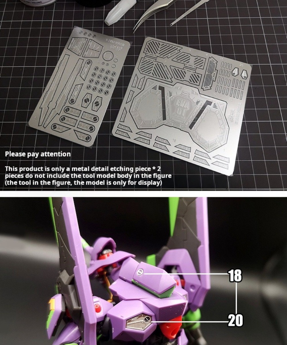 Model Kit Eva 01 - MS066 MSWZ Metalen Etsonderdelen RG EVA