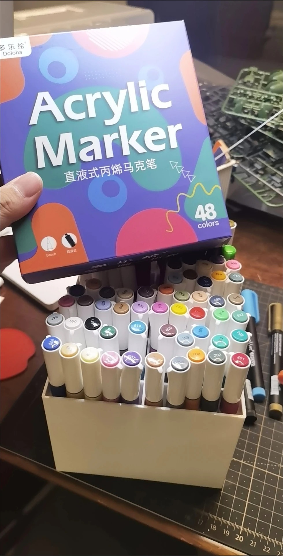 Model Kit Markers - DOLOHA Doloha Acryl Marker PEN 60