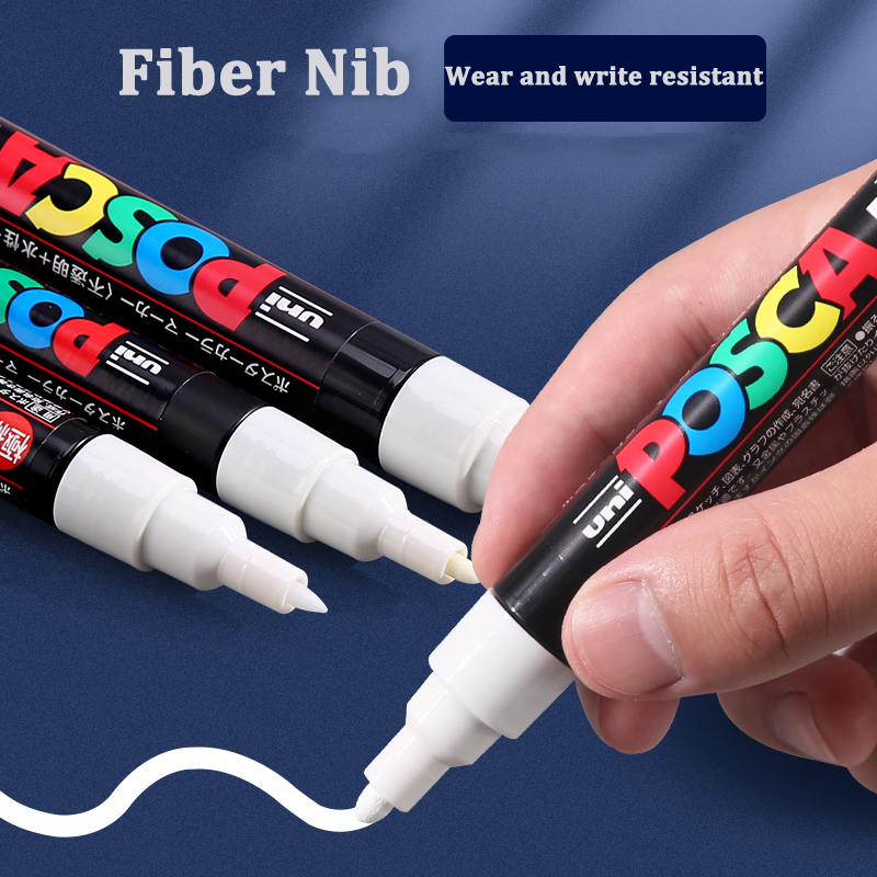 Posca witte markeerkwast, perm - Model Kit Markers recensie en prijs