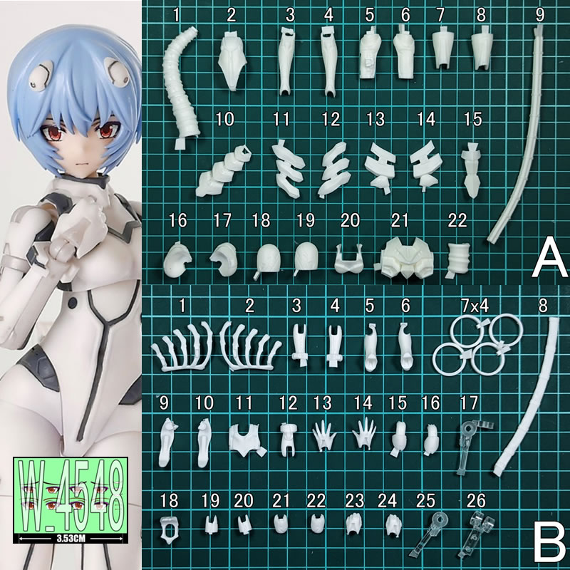 (Op voorraad) (W_4548) Rei Aya - Model Kit Evangelion Bandai recensie en prijs