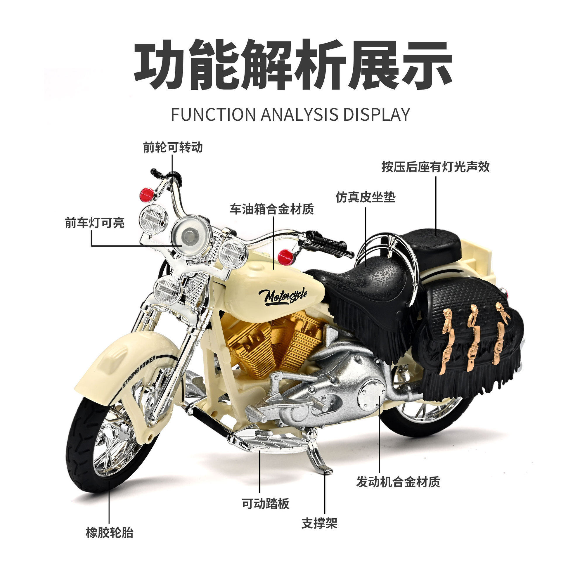 1:10 Harley Alloy Diecast moto - Model Kit Aoshima recensie en prijs