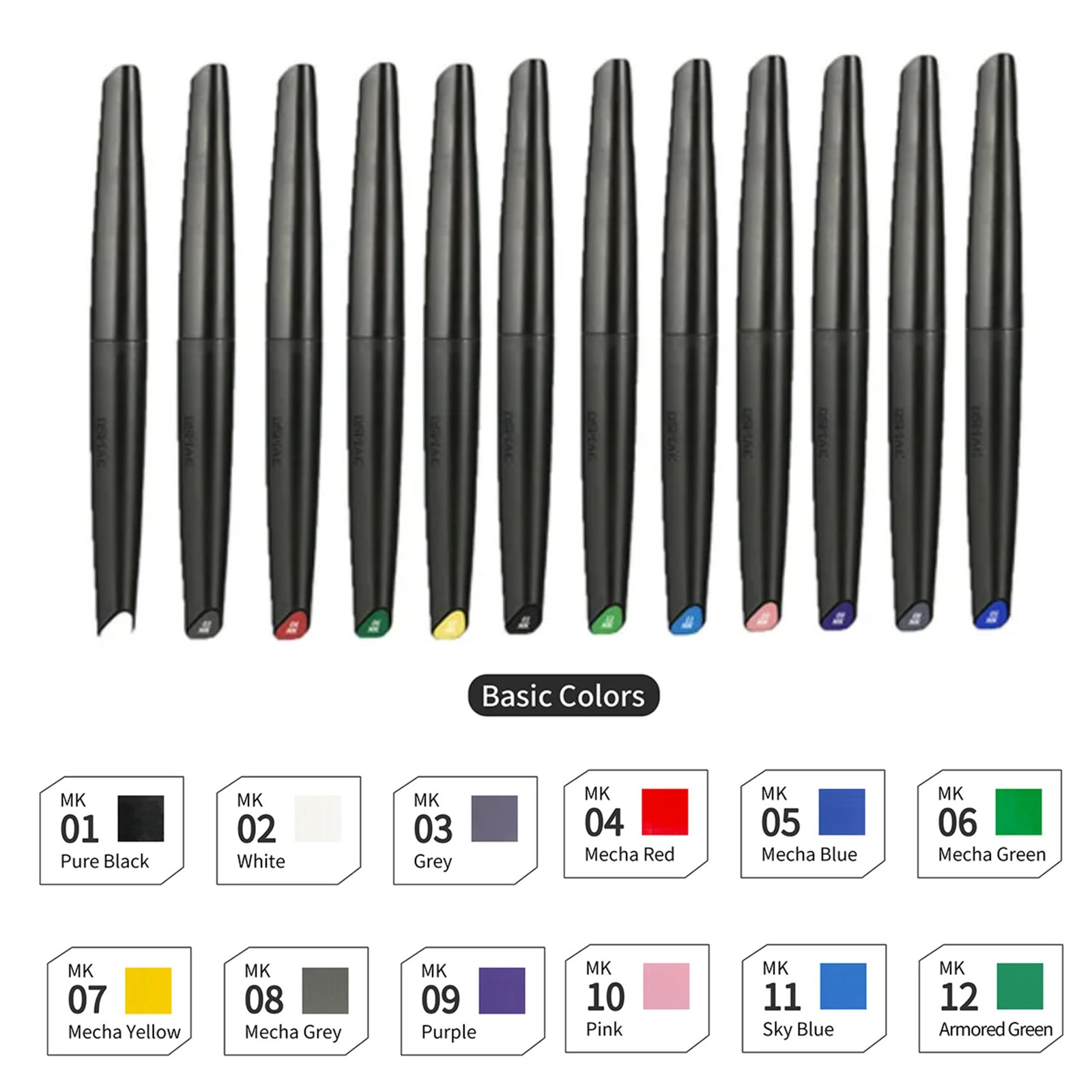 DSPIAE Soft Tip Marker Pen Kit - Model Kit Markers recensie en prijs