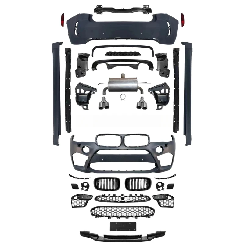 X6M F16 LCI voor- en achterbum - Model Kit F16 recensie en prijs