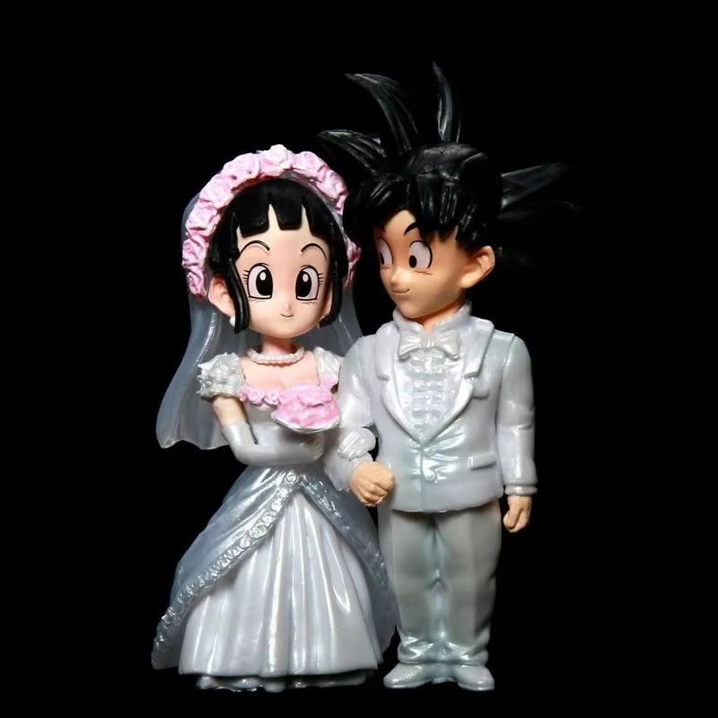 Son Goku en Chichi Bruiloft Ma - Model Kit Zoid recensie en prijs