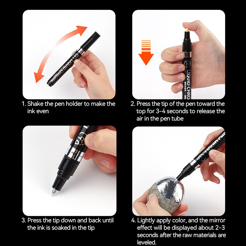 1/3/5 Stuks Spiegel Marker Pen - Model Kit Markers recensie en prijs