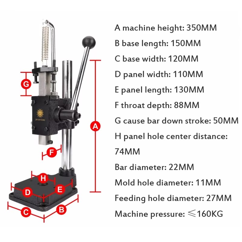 Zware handmatige persmachine,  - Model Kit In Era recensie en prijs